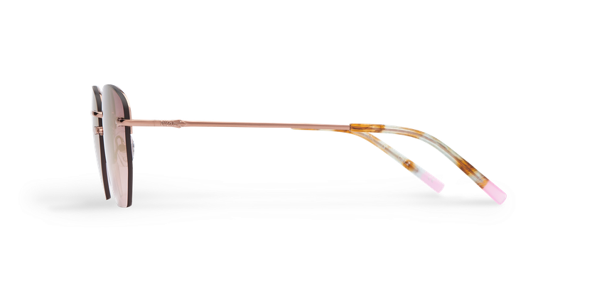 Óculos de sol senhora JENNA PK dourado/rosa - Vista lateral
