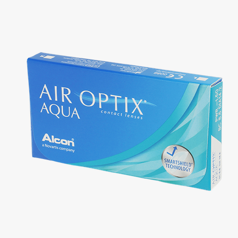 Lentes de contacto Air Optix Aqua 3L Vista de frente