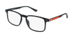 LUNETTES DE VUE homme MAGIC PHILIPPE noir/rouge - Vue de face