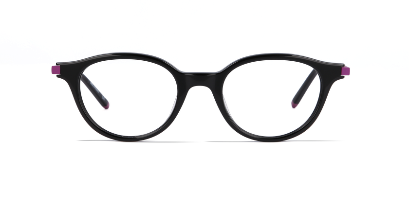 Óculos graduados senhora BLANCHE preto - Vista de frente