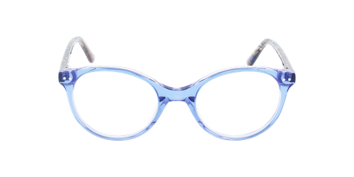 Óculos graduados criança ELIANA BL (TCHIN-TCHIN+1€) azul/violeta Vista de frente