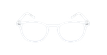 Óculos graduados FORTY (óculos Leitura, várias grad.) c/ filtro luz azul branco/branco - Vista de frente