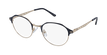 Óculos graduados senhora OAF20524 BLGD (TCHIN-TCHIN +1€) azul/dourado - vue de 3/4