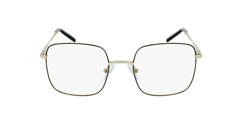 Óculos graduados criança STELLA BK (TCHIN-TCHIN +1€) preto/dourado - Vista de frente