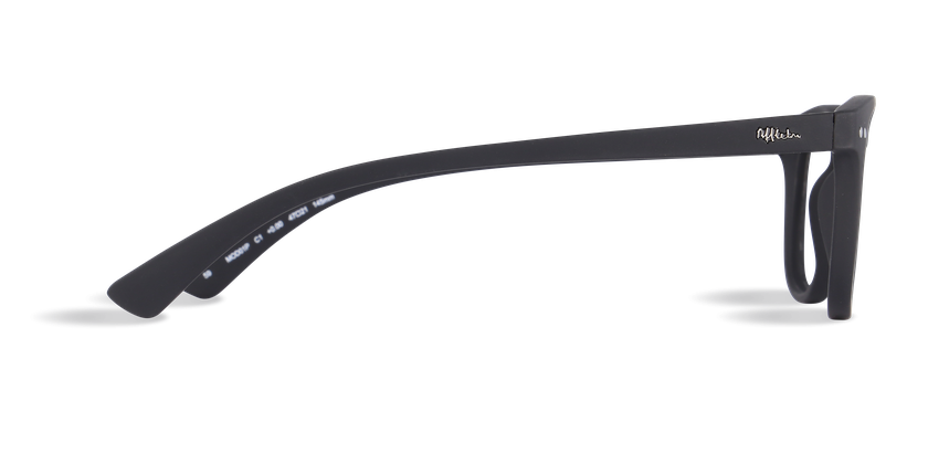 Óculos graduados MOD01P preto - Vista lateral