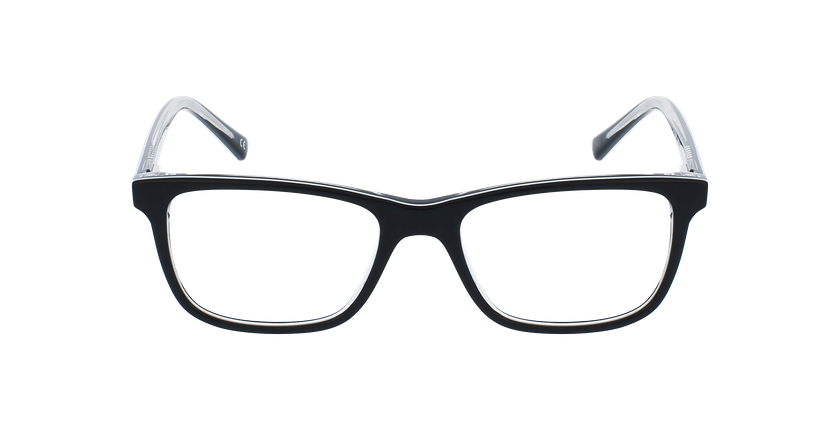 Óculos graduados criança GAETAN BK (TCHIN-TCHIN +1€) preto/branco - Vista de frente