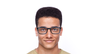 Óculos graduados homem SOHAN BL (TCHIN-TCHIN +1€) azul - Vista de frente