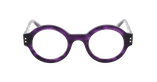Lunettes de vue femme CARACTÈRES DIPLOMATE violet - Vue de face