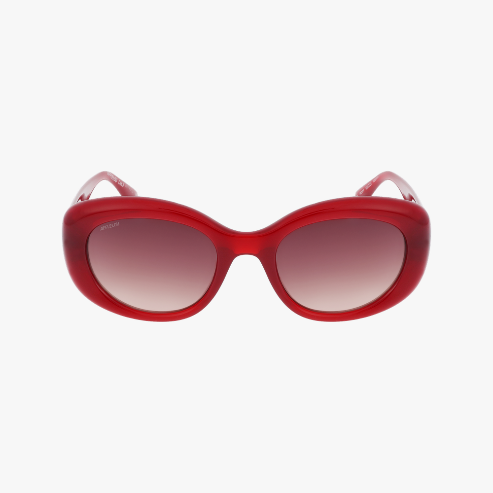 LUNETTES DE SOLEIL femme GRAZIA rouge - Vue de face