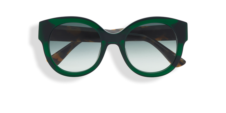 Lunettes de soleil femme CINDY vert/écaille Lunettes de soleil femme CINDY vert/écaille