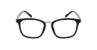 Óculos graduados homem PAULO BK (TCHIN-TCHIN +1€) preto/prateado - Vista de frente