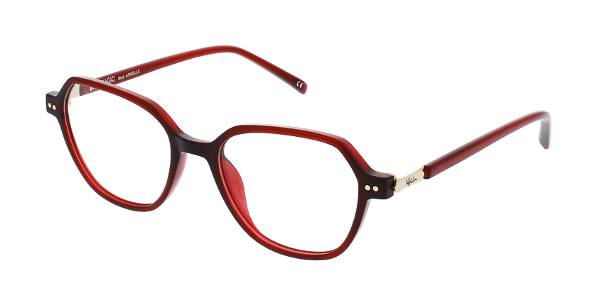 LUNETTES DE VUE femme ARMELLE rouge - Vue de face