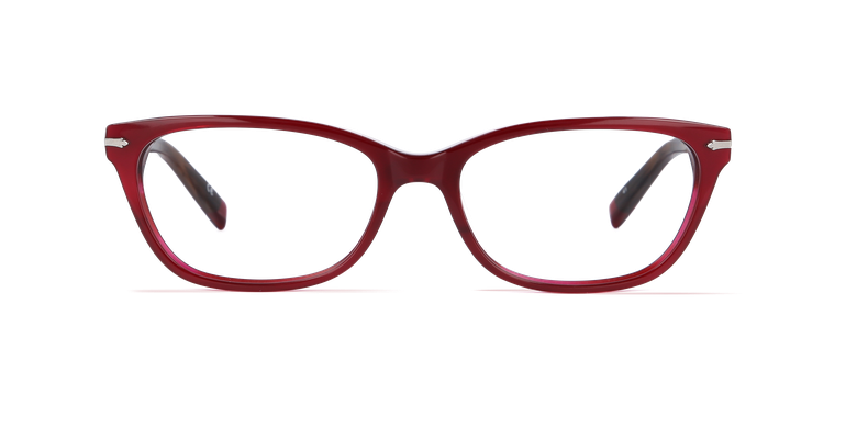 Óculos graduados senhora PLYMOUTH vermelho