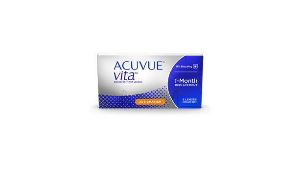 Lentilles de contact Acuvue Vita For Astigmatism 6 L - Vue de face