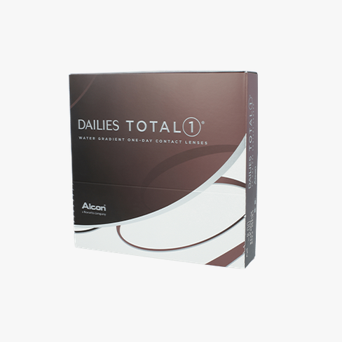 Lentilles de contact Dailies Total 1 90L Vue de face