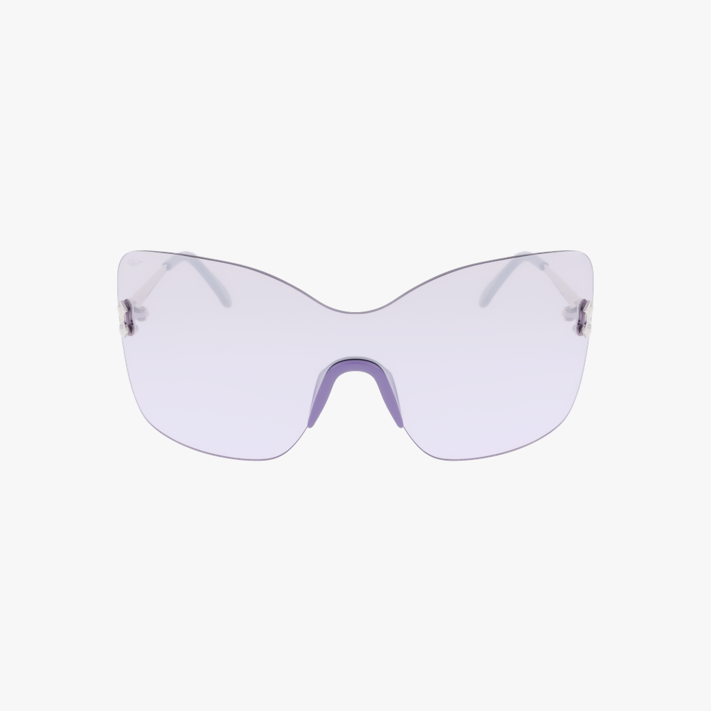 LUNETTES DE SOLEIL femme AMBRA argenté - Vue de face