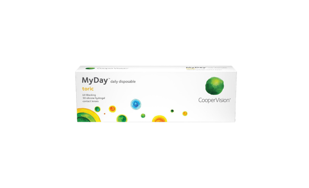 Lentilles de contact MY DAY TORIC 30L - Vue de face