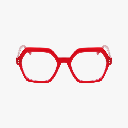 LUNETTES DE VUE femme CARACTÈRES COQUETTE rouge/rose