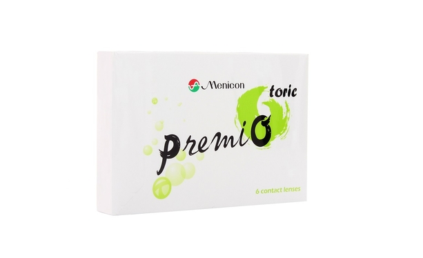 Lentilles de contact Menicon PremiO Toric - Vue de face