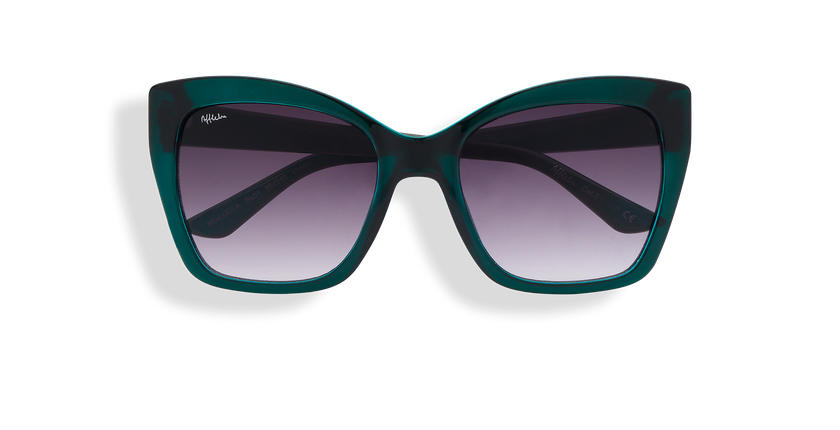 Óculos de sol senhora LEILA (TCHIN-TCHIN +1€) turquesa - Vista de frente