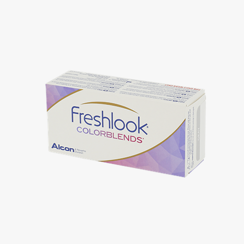 Lentilles de contact FreshLook ColorBlends Amethyst 2L Vue de face