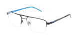 LUNETTES DE VUE homme MAGIC275 noir/bleu - Vue de face