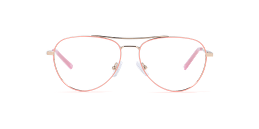 Óculos graduados senhora MAHE PK (Tchin-Tchin +1€) rosa Vista de frente