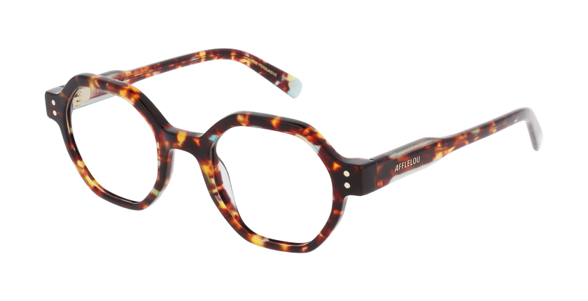 Lunettes de vue femme CARACTÈRES PERSUASIVE écaille - Vue de face
