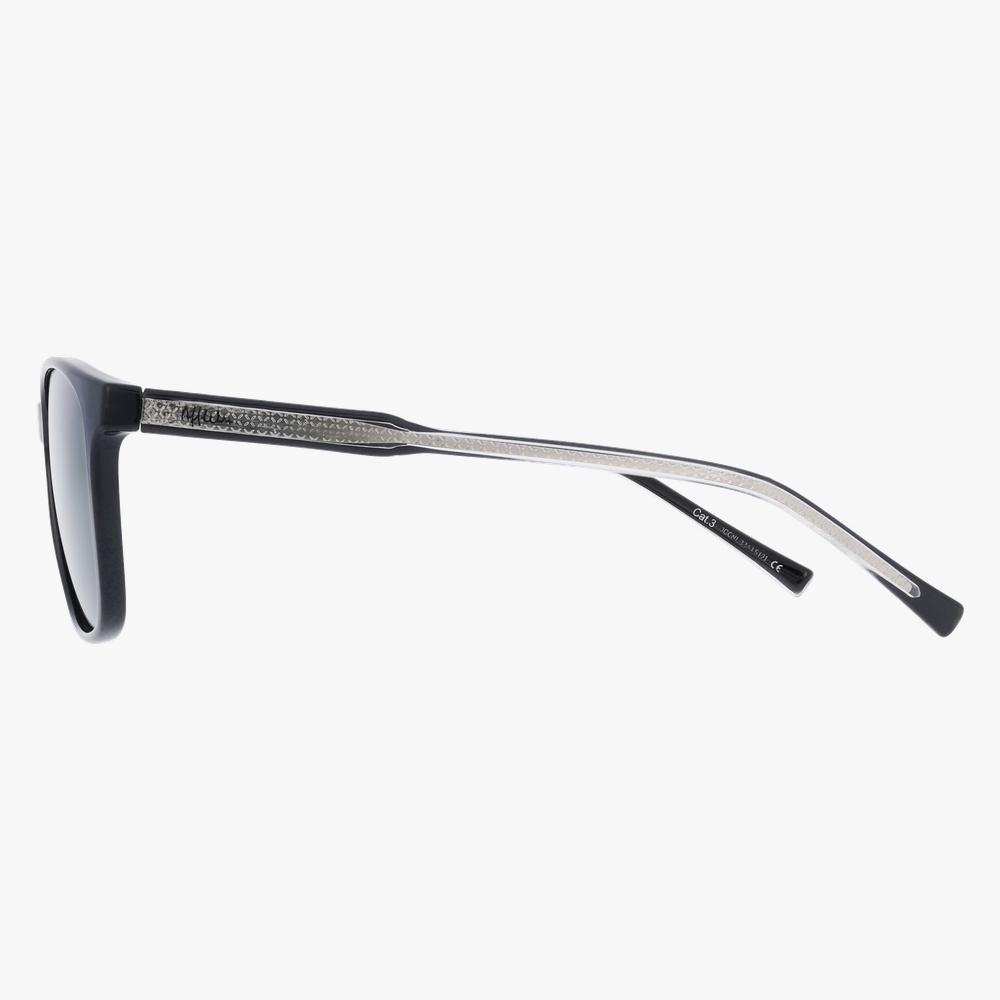 LUNETTES DE SOLEIL homme CAYETANO noir - Vue de face