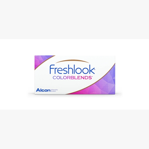 Lentilles de contact FreshLook ColorBlends Turquoise 2L - Vue de face