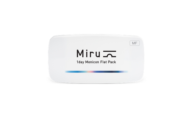 Lentilles de contact Miru 1day Flat Pack multifocal - Low 30L - Vue de face