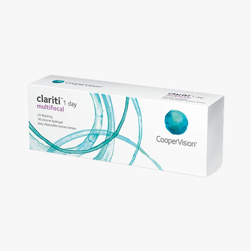 Lentilles de contact Clariti 1-Day Multifocal 30 L Vue de face