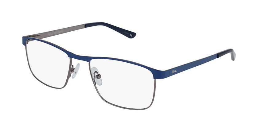 Óculos graduados homem Guido bl (Tchin-Tchin +1€) azul/prateado - vue de 3/4