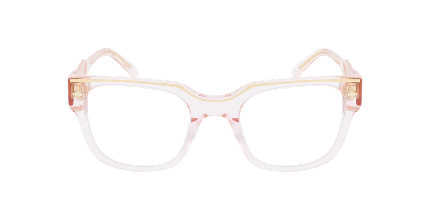 LUNETTES DE VUE femme CARACTERES FIL D'OR AUDACIEUSE rose - Vue de face