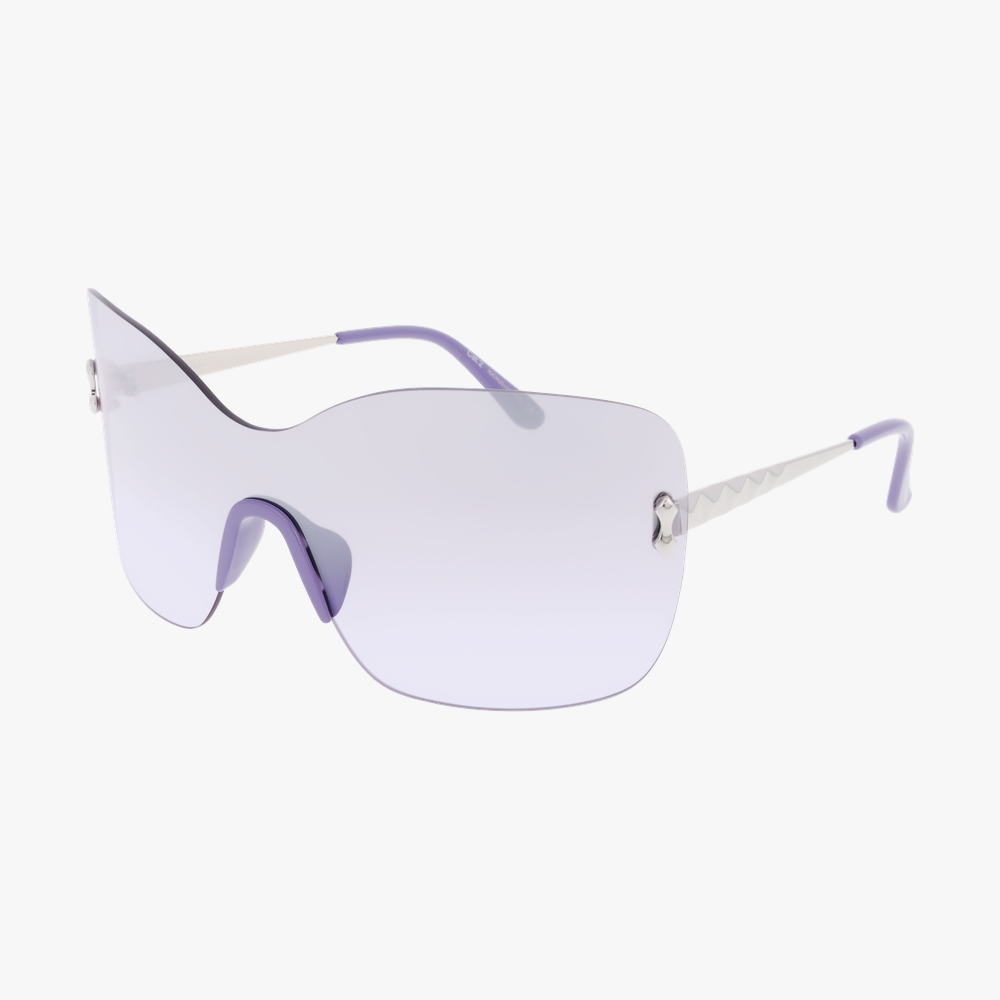 LUNETTES DE SOLEIL femme AMBRA argenté - Vue de face