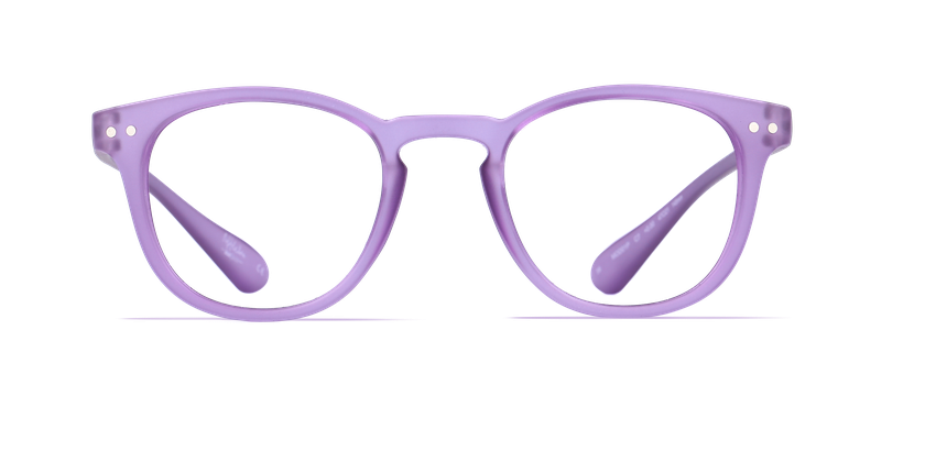 Óculos graduados MOD01P violeta - Vista de frente