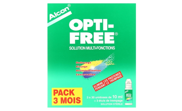 Opti-Free 90x10ml - Vue de face