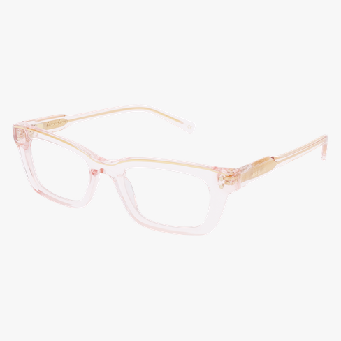 LUNETTES DE VUE femme CARACTERES FIL D'OR CREATIVE rose