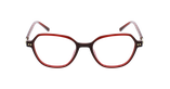 LUNETTES DE VUE femme ARMELLE rouge - Vue de face