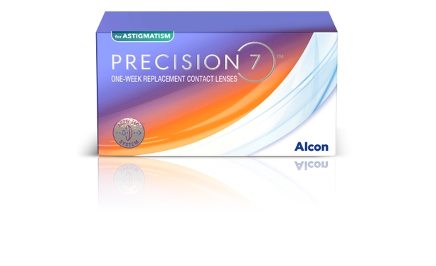 Lentilles de contact Precision7 Pour Astigmatisme 27L - Vue de face