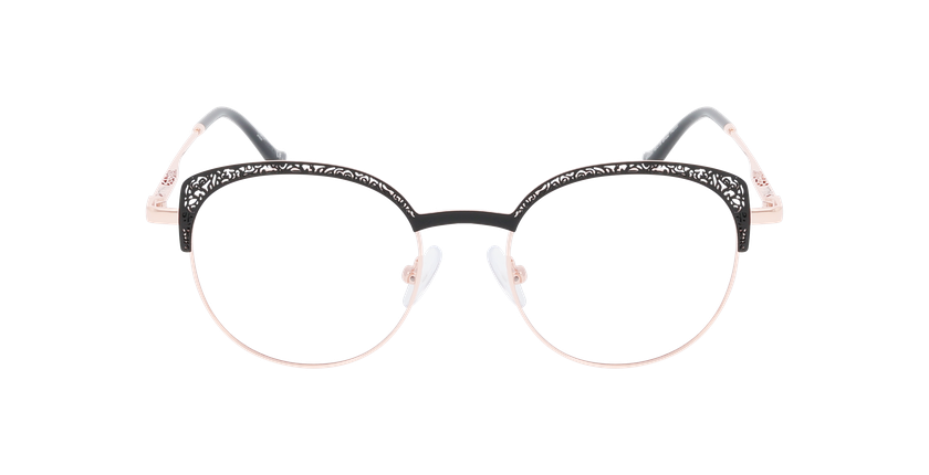 LUNETTES DE VUE femme MAGIC293 noir/doré - Vue de face