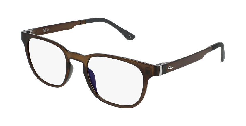 Óculos graduados homem MAGIC 33 GY BLUEBLOCK - BLOQUEIO LUZ AZUL cinzento - vue de 3/4