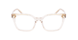 LUNETTES DE VUE femme CARACTERES FIL D'OR EFFRONTEE marron - Vue de face