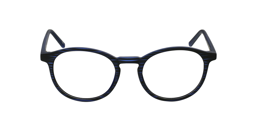 LUNETTES DE VUE enfant RZERO26 marbre bleu/noir - Vue de face