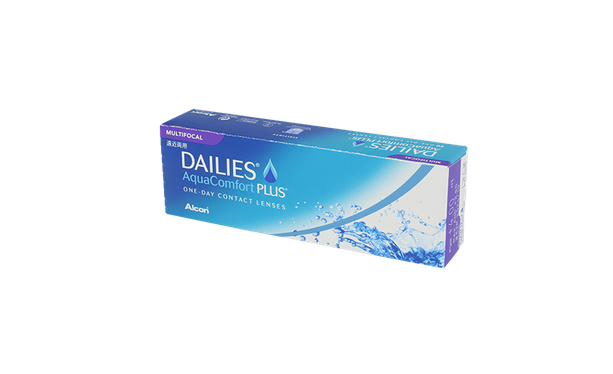 Lentilles de contact Dailies AquaComfort Plus Multifocal 30 L - Vue de face