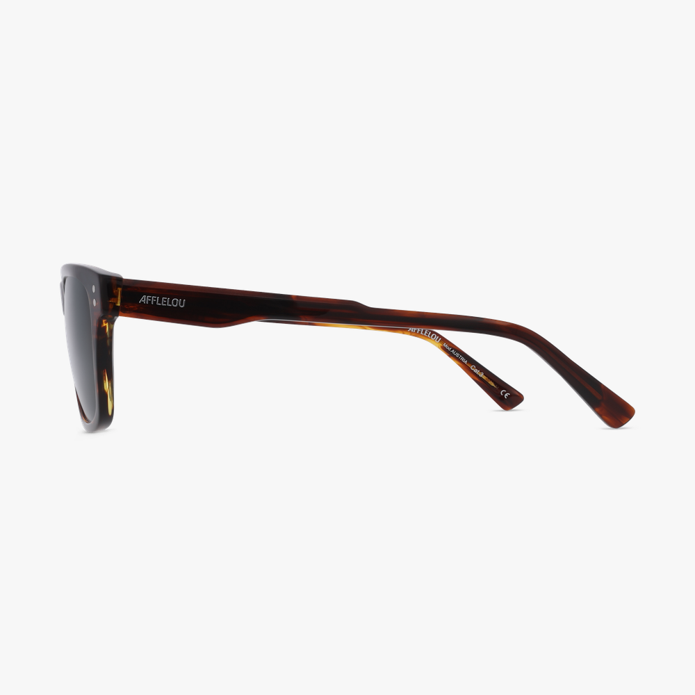 LUNETTES DE SOLEIL homme AUSTRIA marron - Vue de face