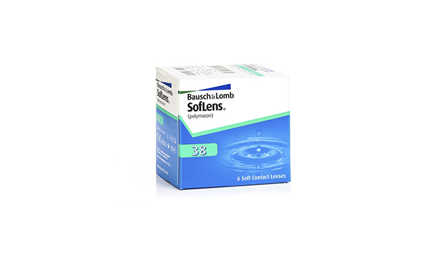 Lentilles de contact SofLens 38 6L - Vue de face