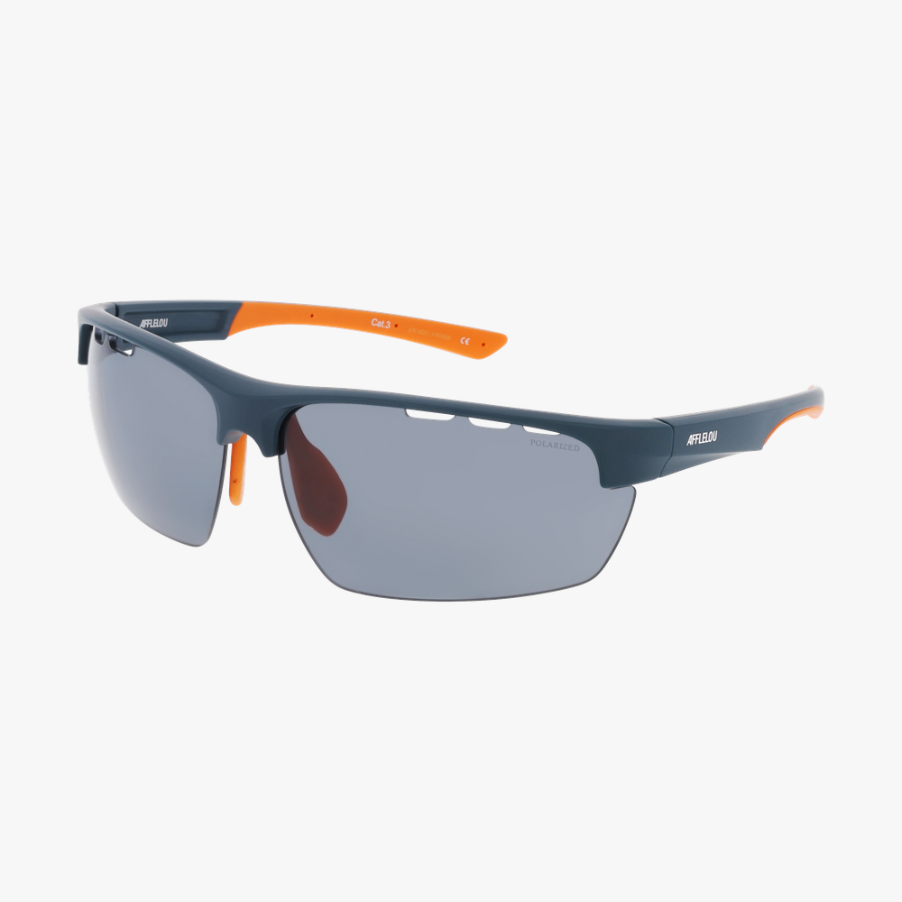 LUNETTES DE SOLEIL ARVE POLARIZED bleu/orange - Vue de face