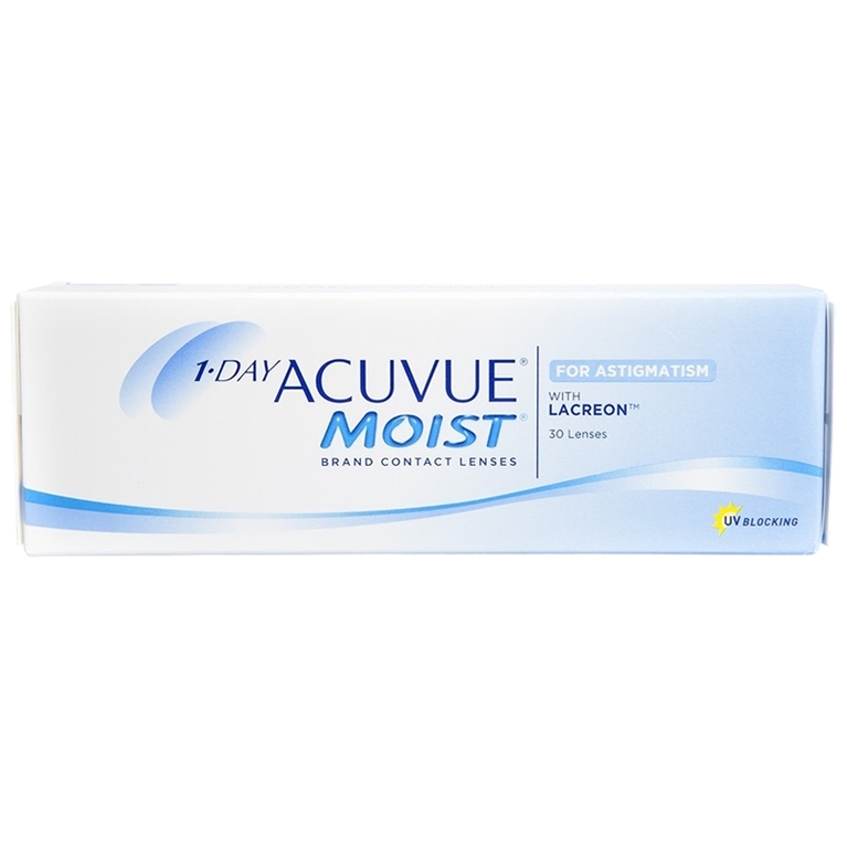 Lentilles de contact 1 Day Acuvue® Moist® for Astigmatism 30L Lentilles de contact 1 Day Acuvue® Moist® for Astigmatism 30L