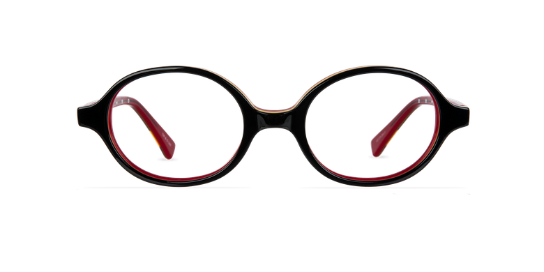 Óculos graduados criança KEVIN C01 preto/vermelho